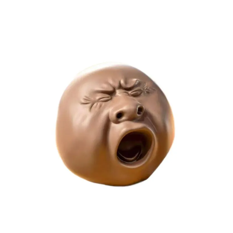 Prank Squeeze Water Gun – Funny Yawning Tea Pet Toy, Squeeze-to-Shoot Novelty Desk Decoration & Stress Relief Gag Gift
